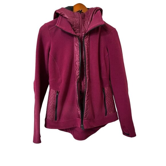 Athleta Power Peak Hooded Jacket Size Small - Picture 1 of 16